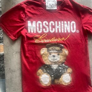 Moschino Red Teddy Bear T-Shirt